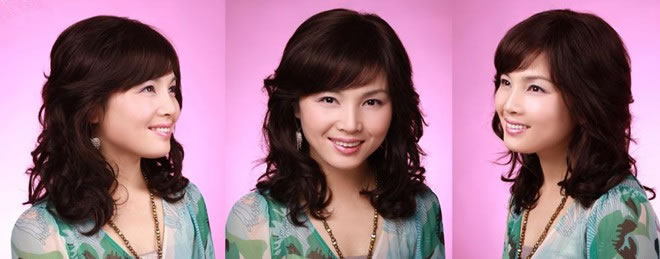 中年女士假發(fā) 中年女士假發(fā)定做