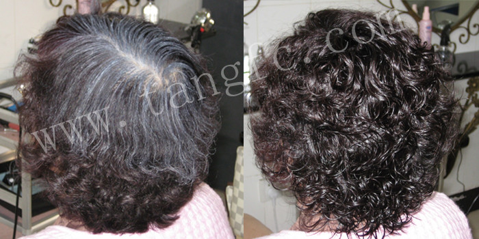 老太太假發(fā)圖片，選擇唐風(fēng)采給自己一個(gè)變年輕的機(jī)會(huì)！